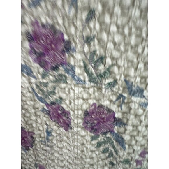 Soft Surroundings Women's Plus 2X Embroidered Single Toggle Jacket Gold Floral - Picture 7 of 14